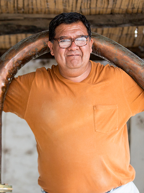 Pepe Moquillaza Pisco producer // Pisco maker